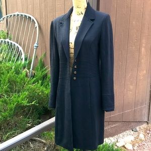 St John long knit blazer jacket